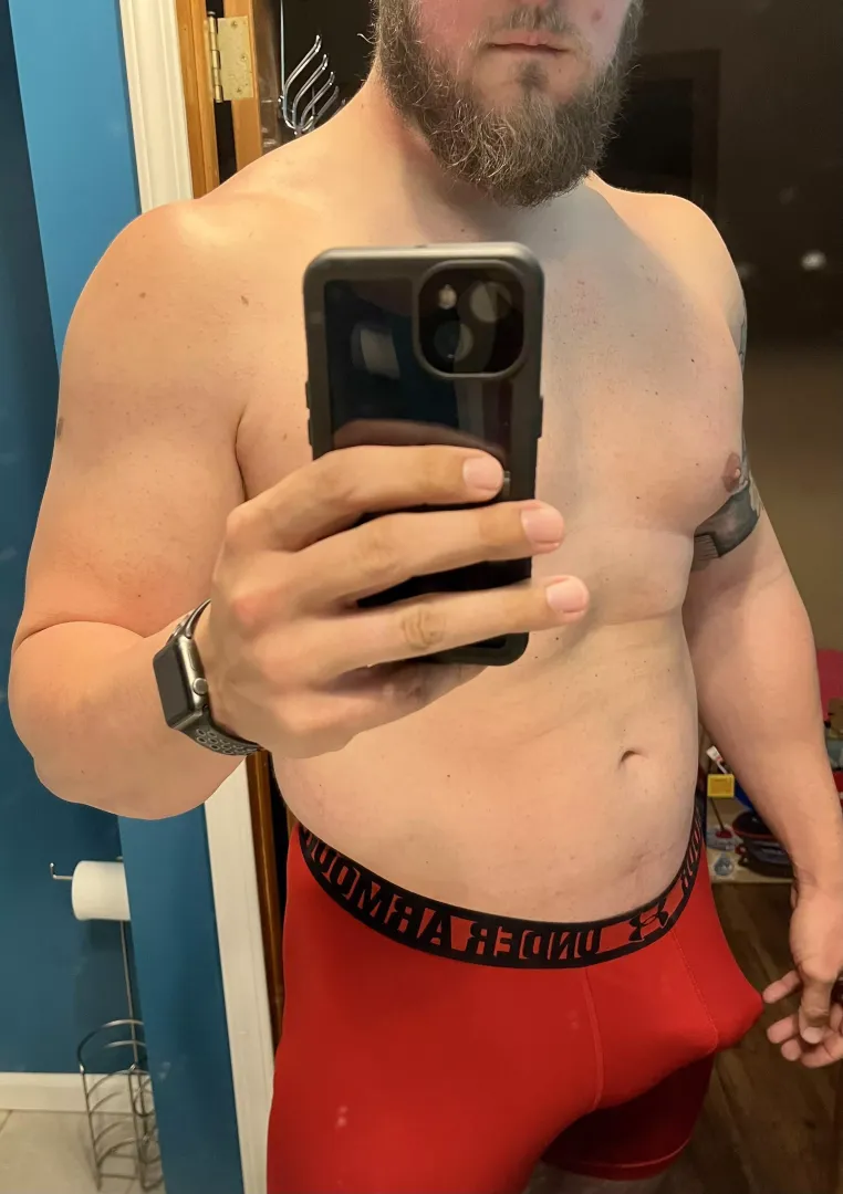 Might have to work out a hard muscle at work today [33]
