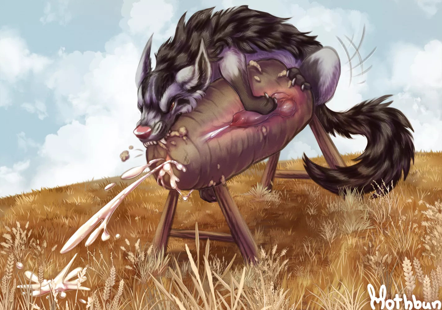 mightyena going to town on a breeding mount [m] [solo] (Mothbun)