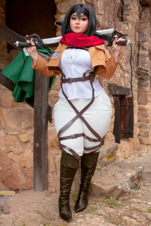 Mikasa Ackerman from Attack on Titan by Bunnie_wifey