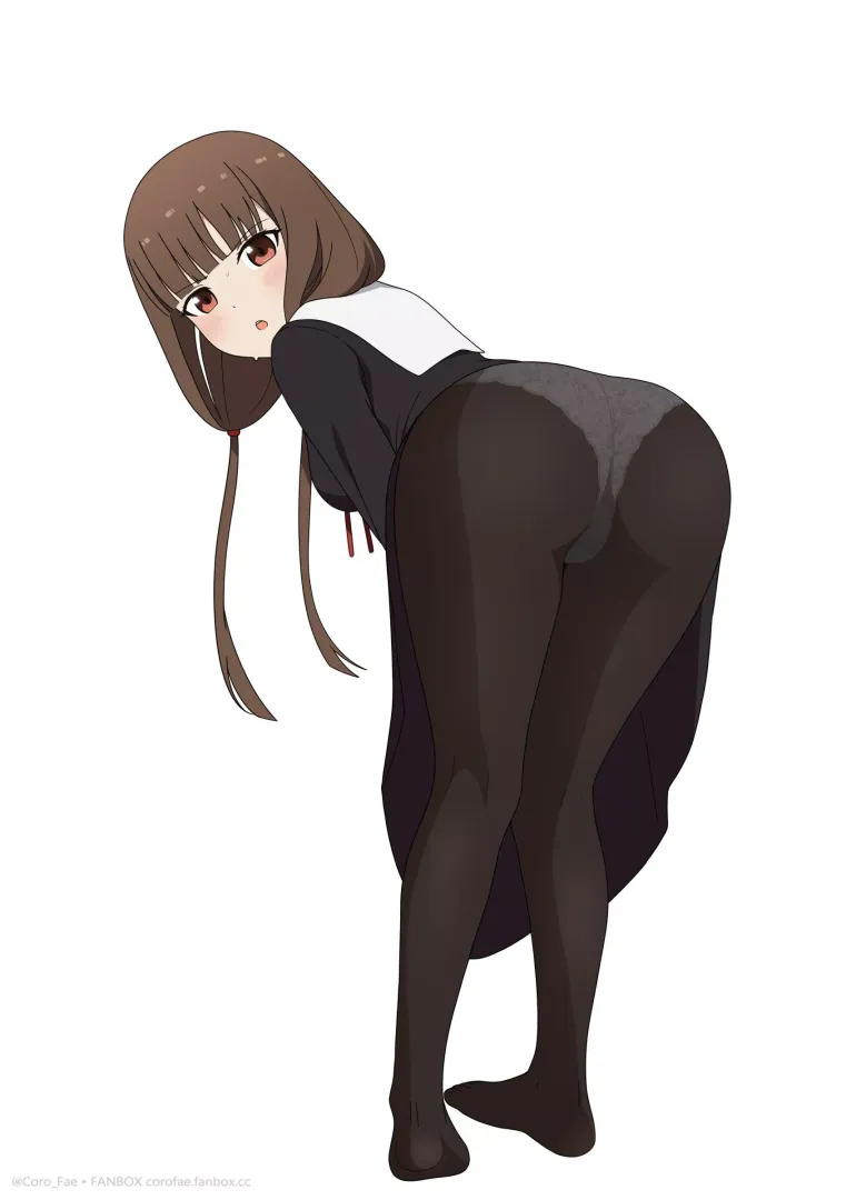 Miko Bending Over Accidentally Showing Her Panties [Kaguya-Sama Love Is War]