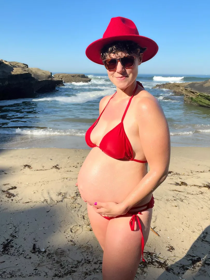 MILF at the beach