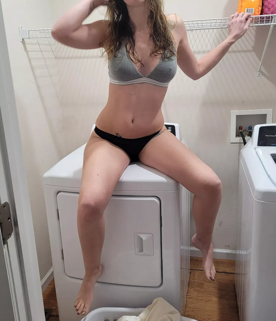 Milf trying to enjoy her daily tasks