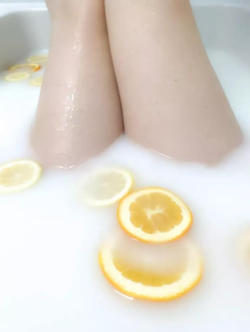 Milk bath!!