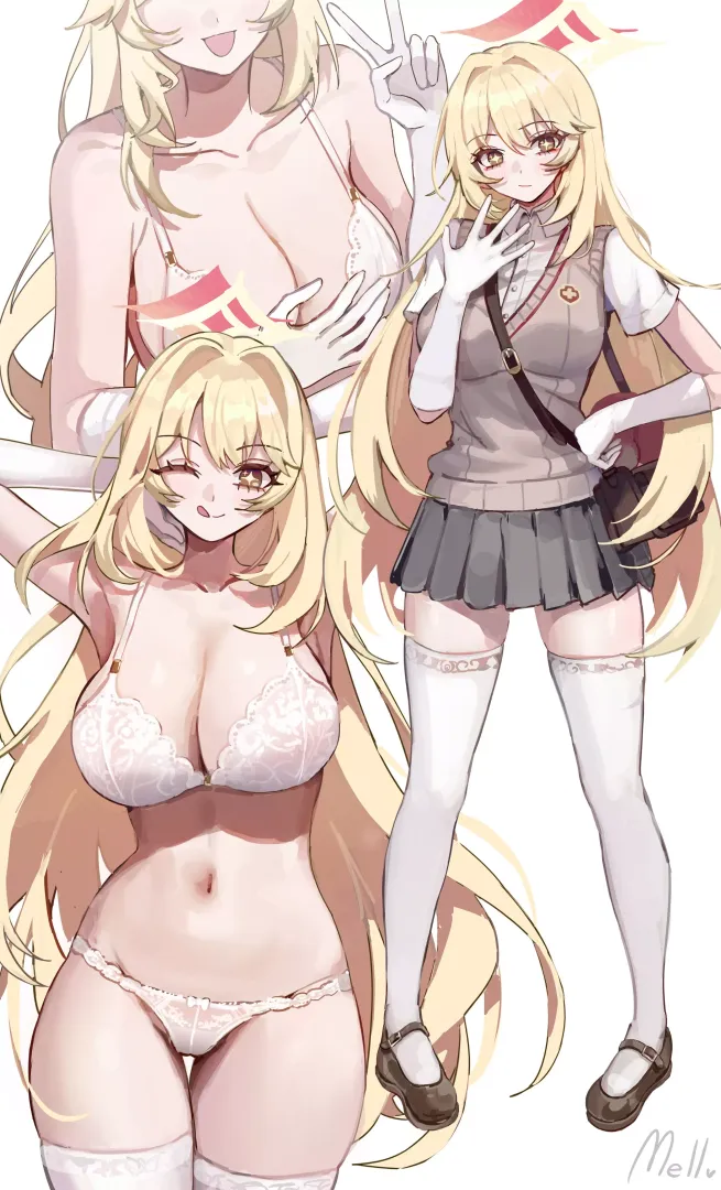 Misaki Thighs [Blue Archive]