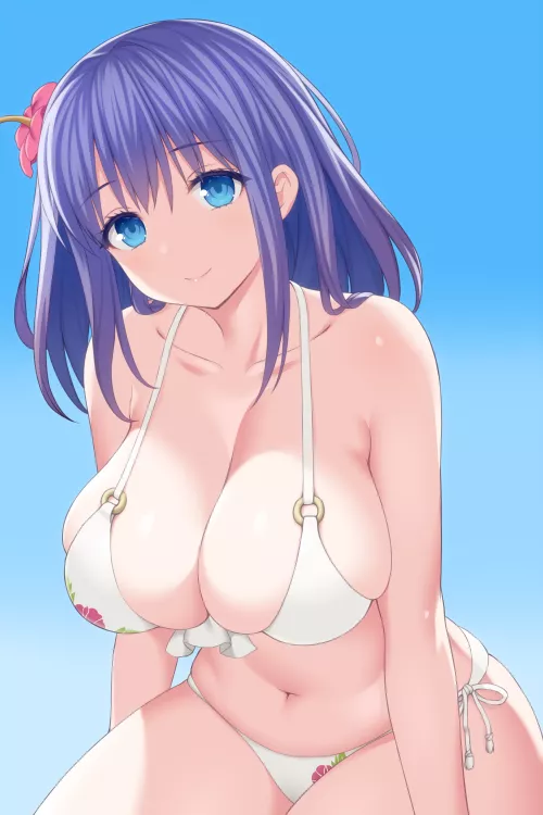 Misora spilling out of her bikini [Princess Connect]