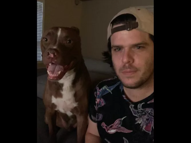 Missing my old roommate, so thought I would say hi a share a pic 🐕