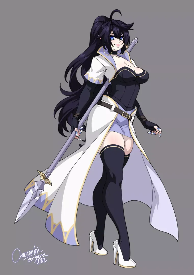 Mithrildis characterart [by Crescentia Fortuna / Projekt Wolfenstahl]