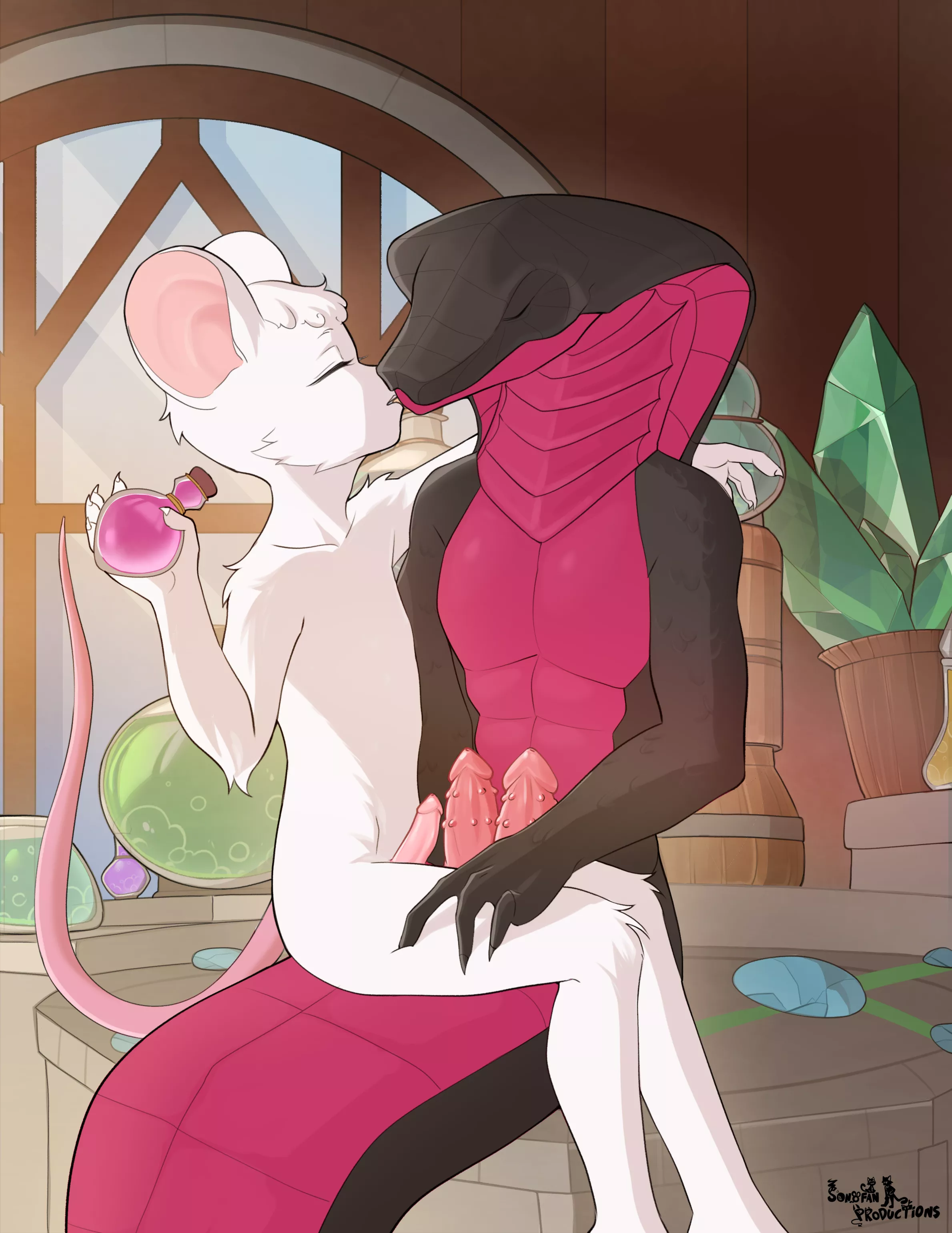 [MM] Rat having fun with his assistant (Art by me)