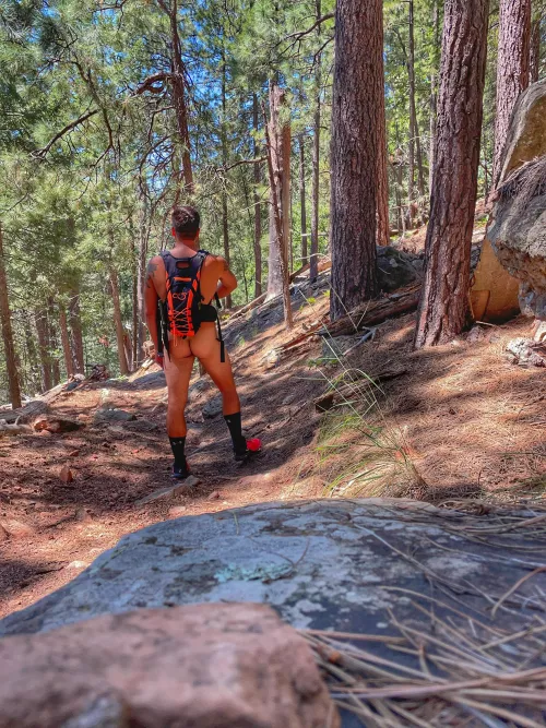Mogollon Rim Nude Hike 🙌🏽