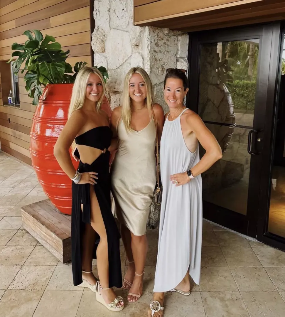 Mom and daughters