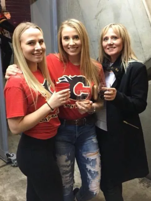Mom and daughters