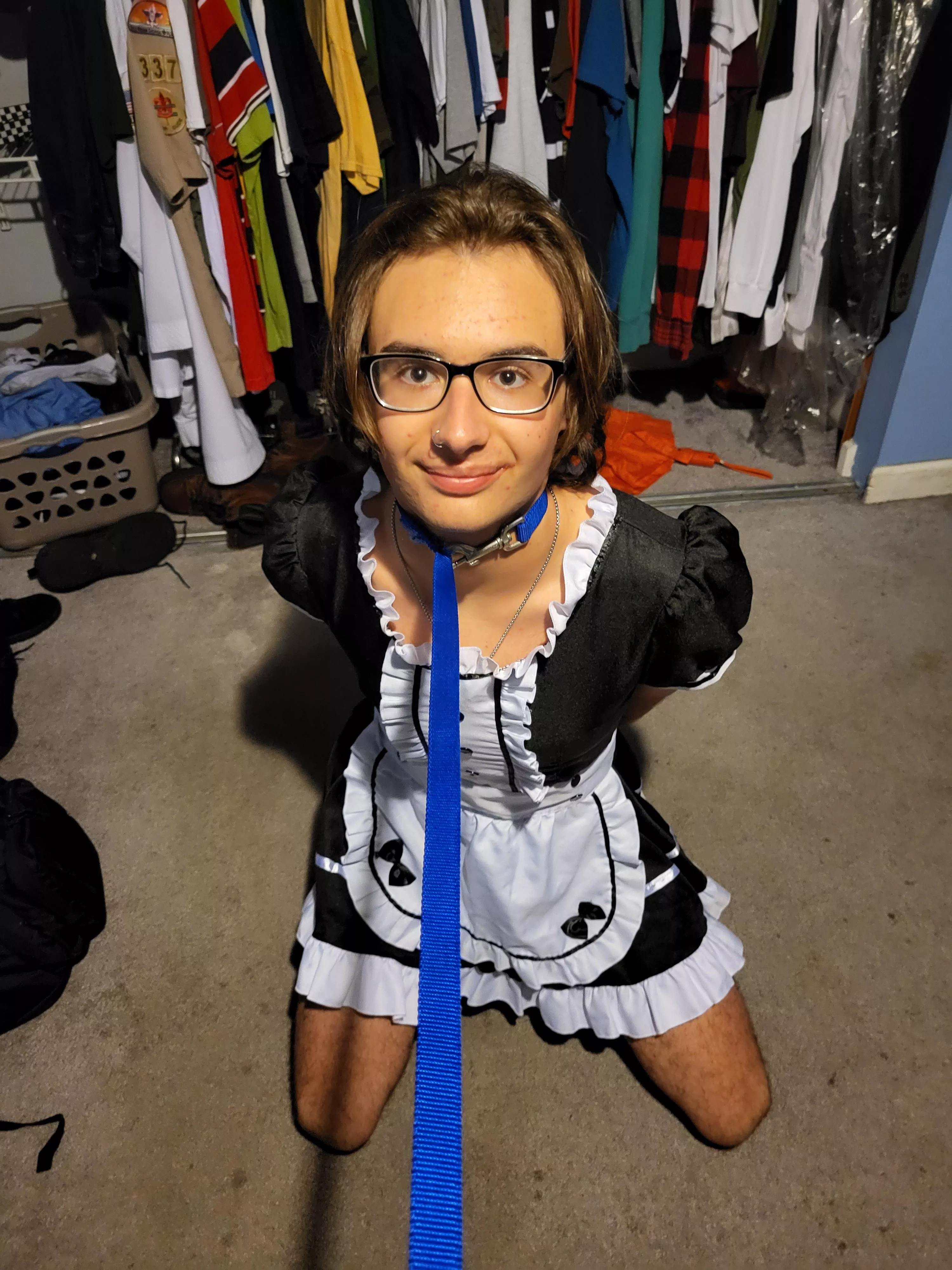 Moments before his throat was raped