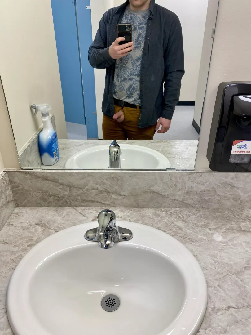 Monday blues in the work bathroom