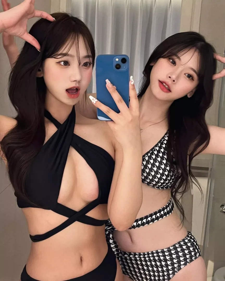 Monochrome bikinis