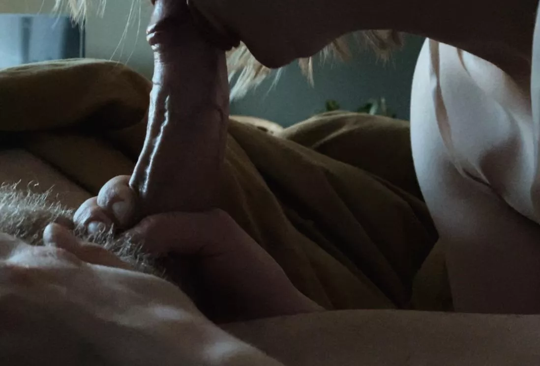 Morning blowjob.