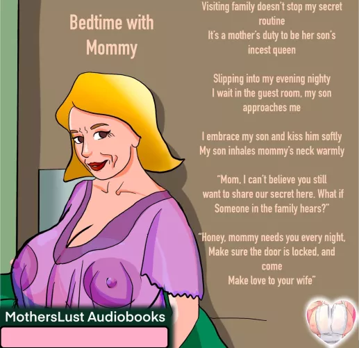 [Mother/Son Incest Art] Momcest Short Story - Bedtime With Mommy