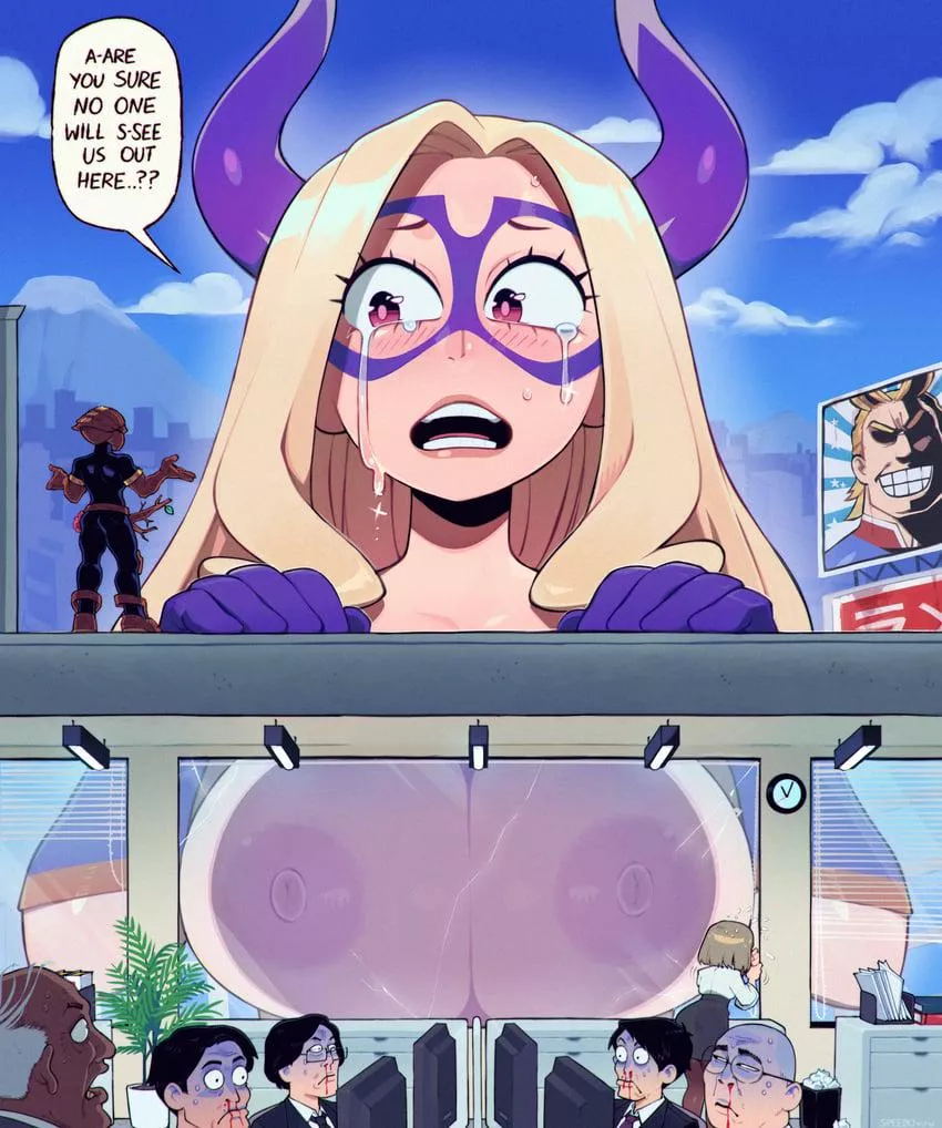 Mount Lady tits on show (speedoru)