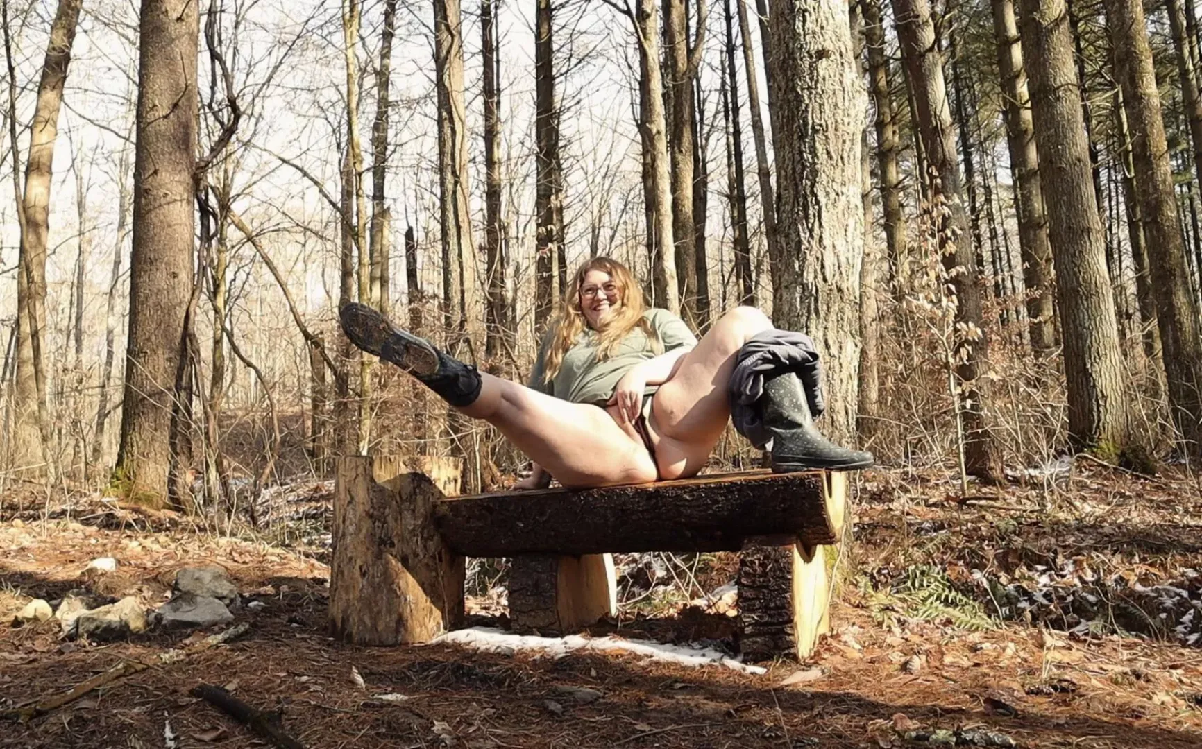 muddy fun in the forest 