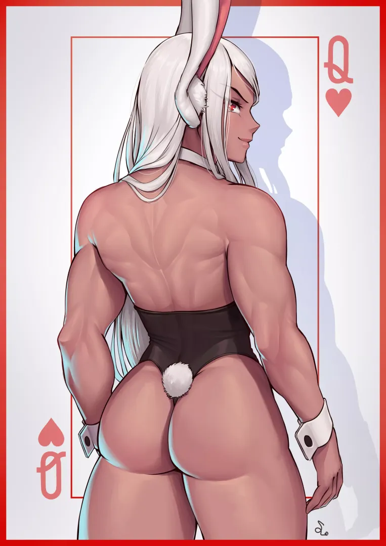 Muscular Mirko Bunny Booty (Speedl00ver) [My Hero Academia]