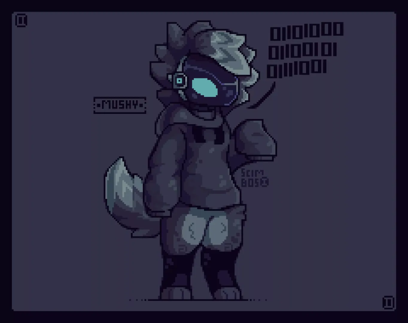mushy say hi! (oc)