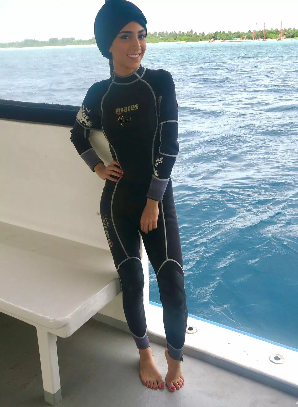 Muslim mermaid