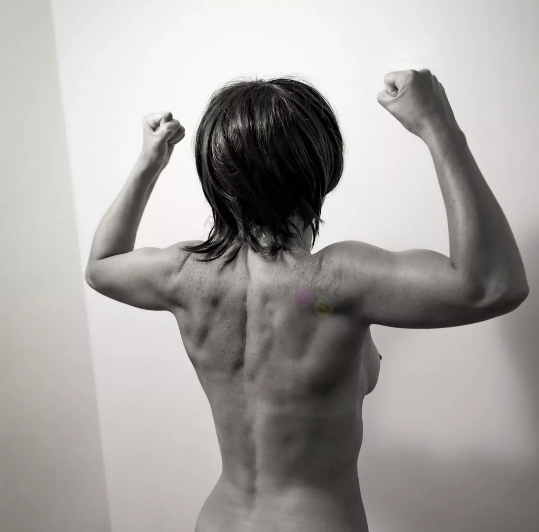 My back in topless