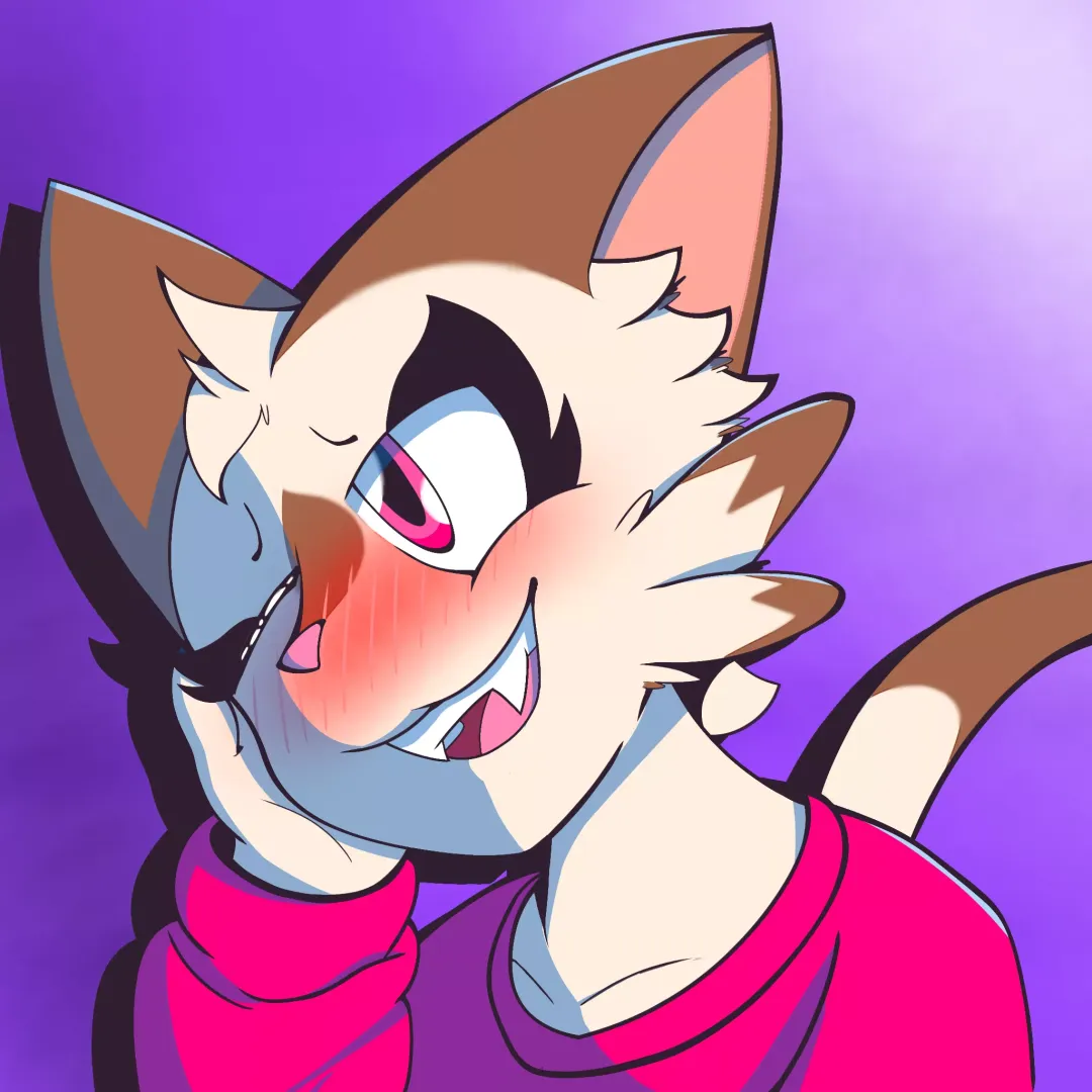 my bf made my fursona (art by @InvernalLobster)