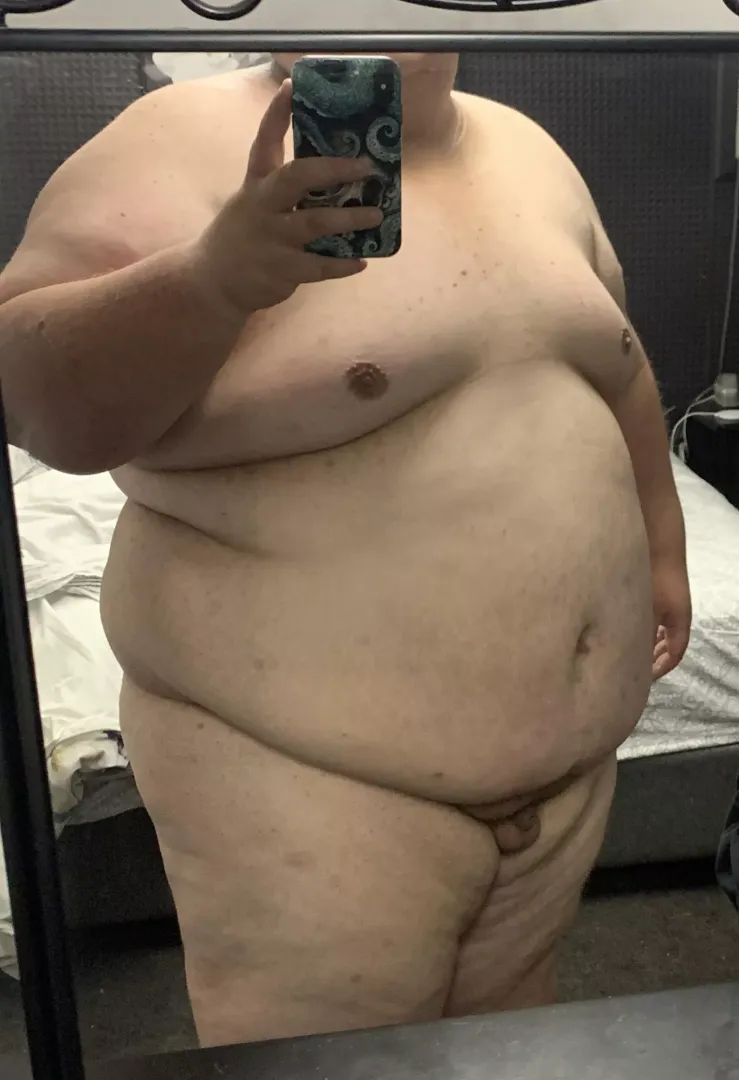 My big body right after my friday night shower
