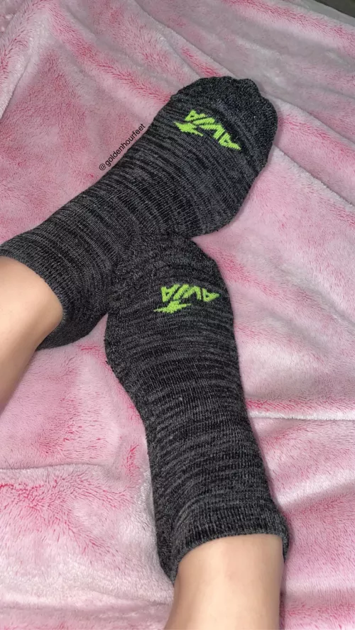 My black/gray socks are ready for a new home😈