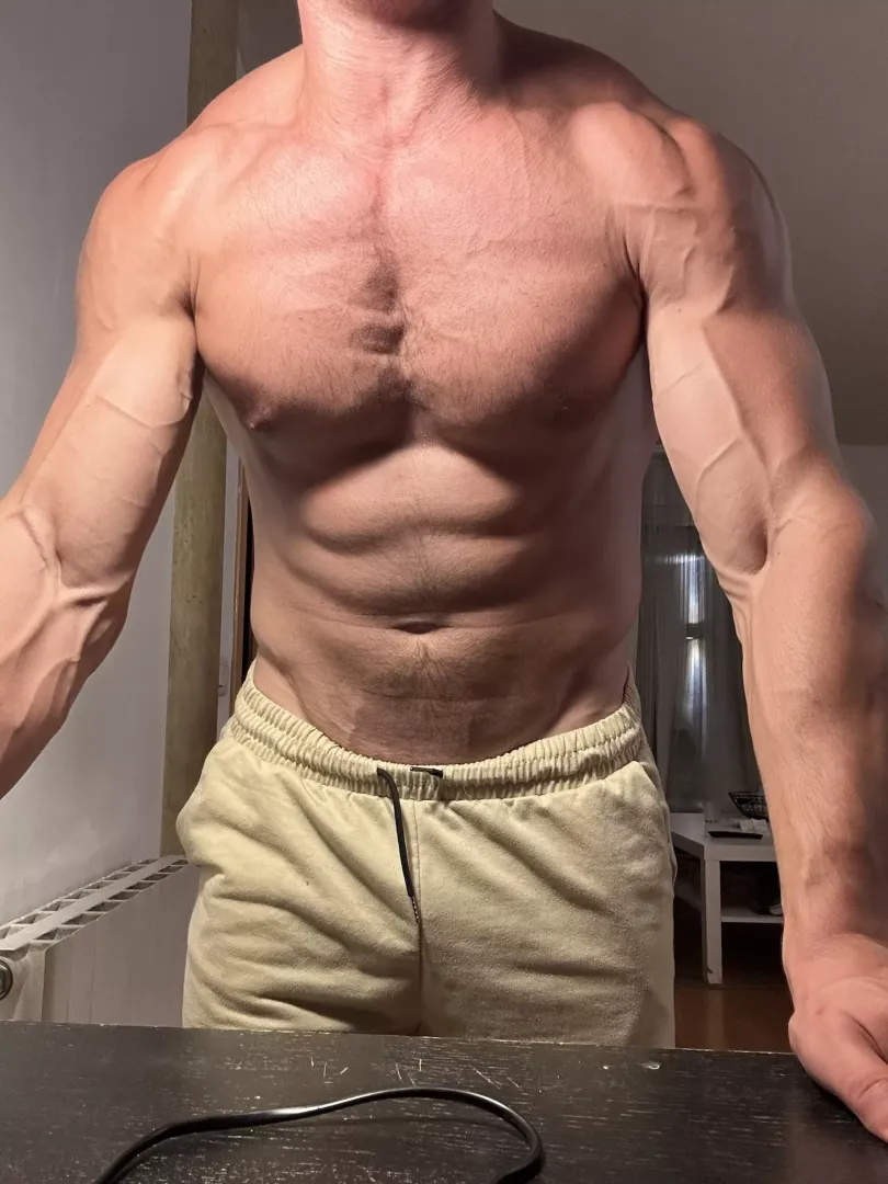 My body after training for 3 hours