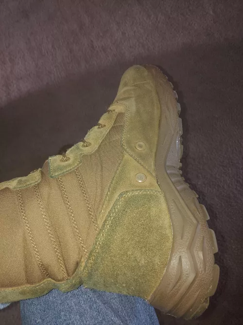 my boots keep turning green