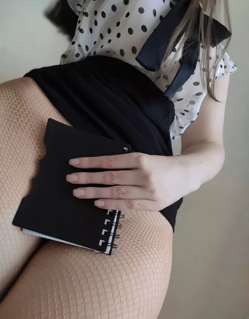 my boss loves it when I wear skirt without panties