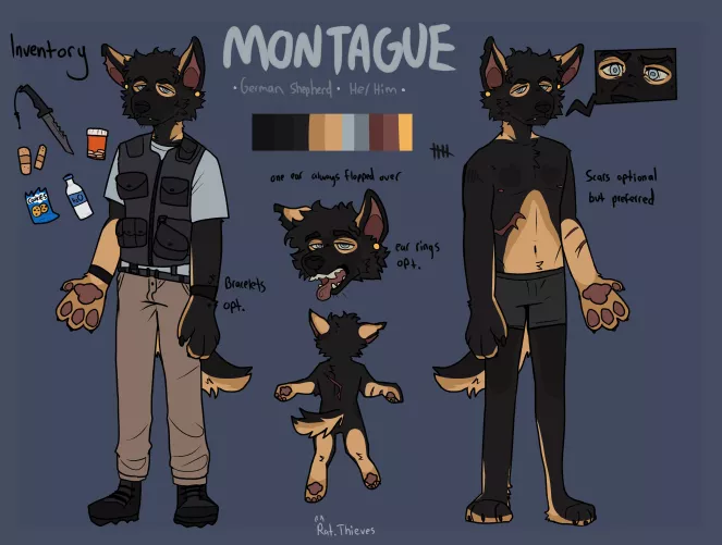 my boy, montague ! ^^ (art by me)