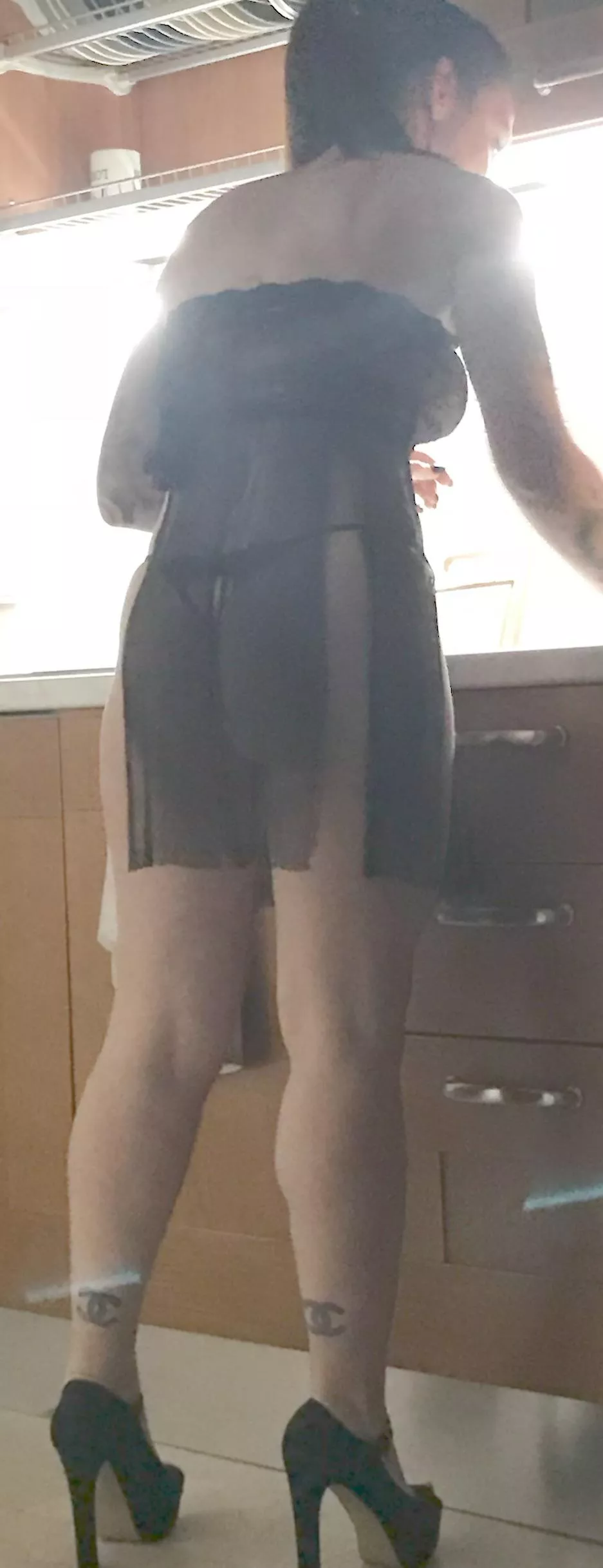 my boyfriend is happy when I cook dressed like this ...🍑🫦🍒