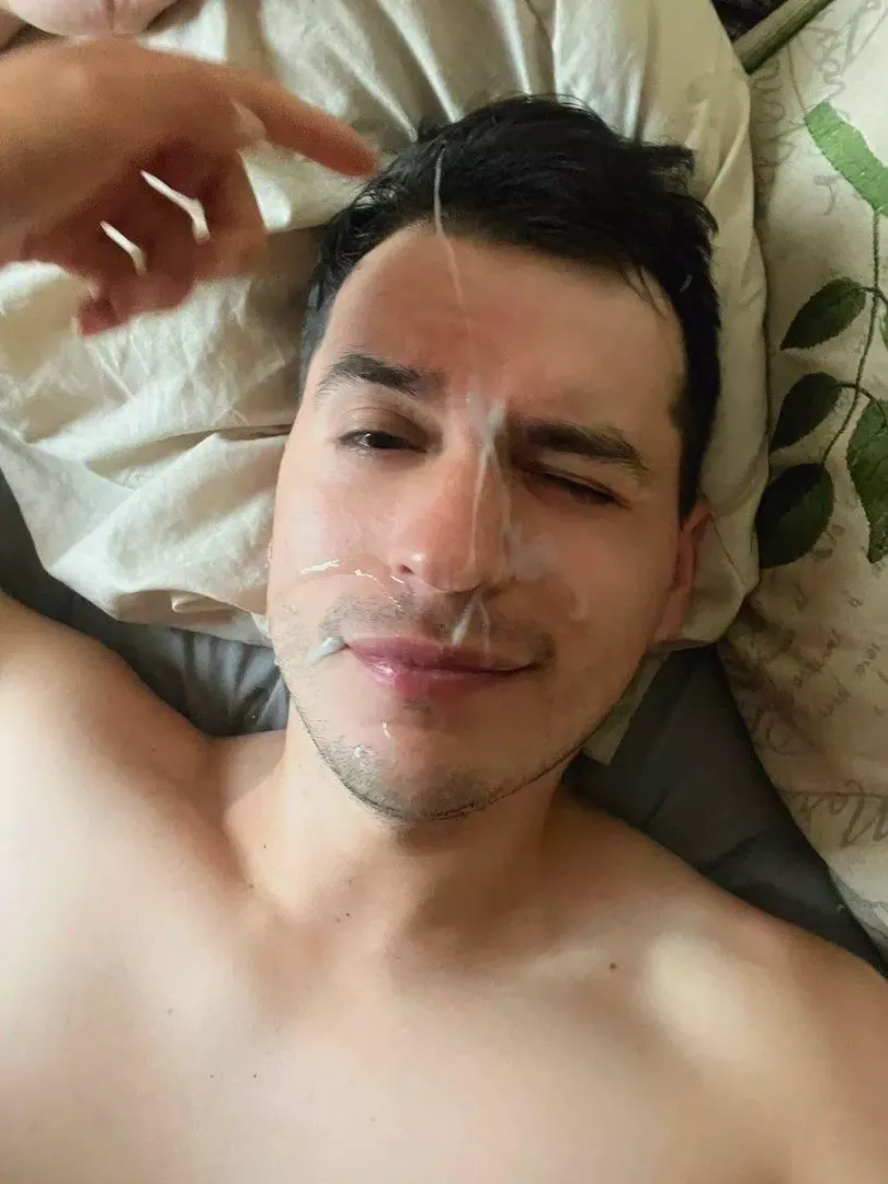 My bro made a mess on my face 