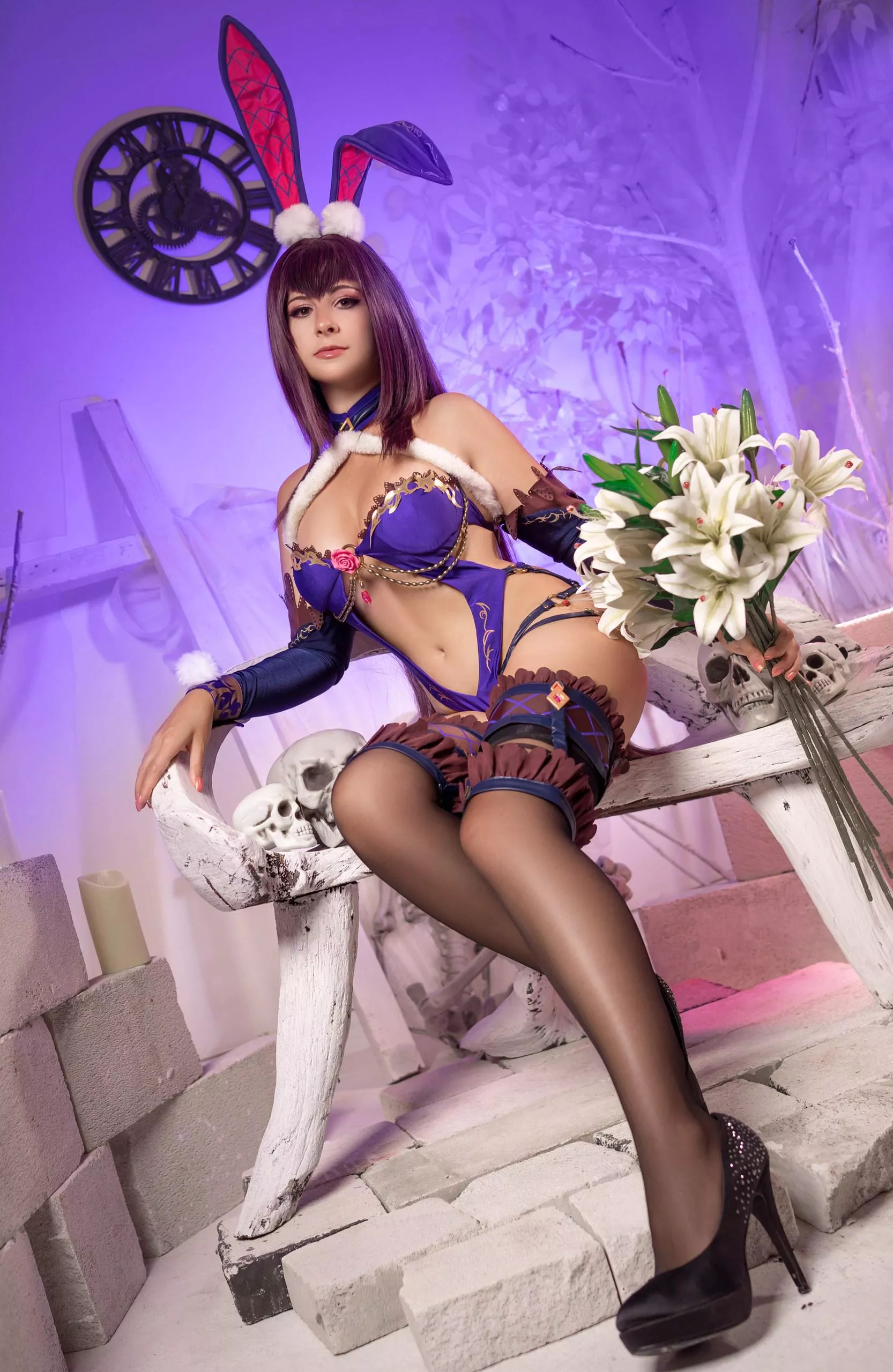My bunny girl cosplay (Yuna Kairi)