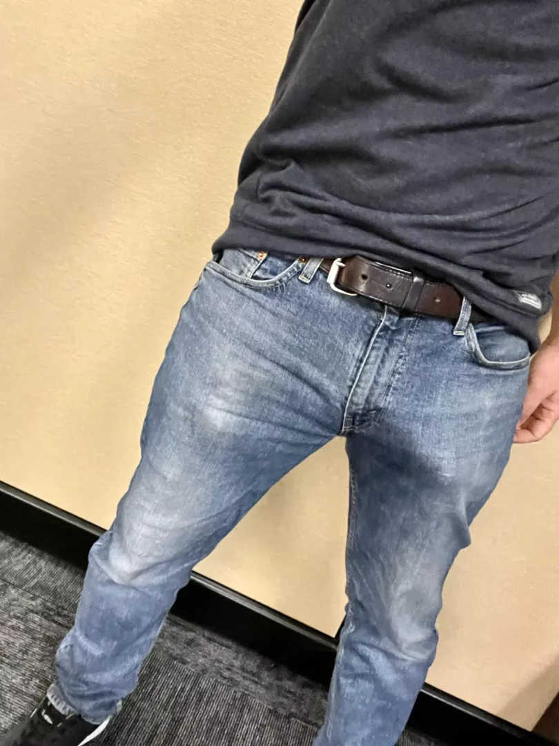 My casual Friday jeans aren’t hiding anything today…