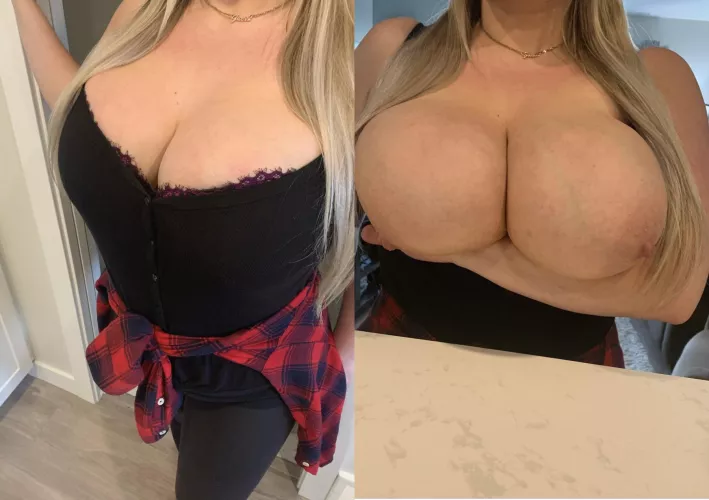 My chest is a perfect shelf to make a mess on