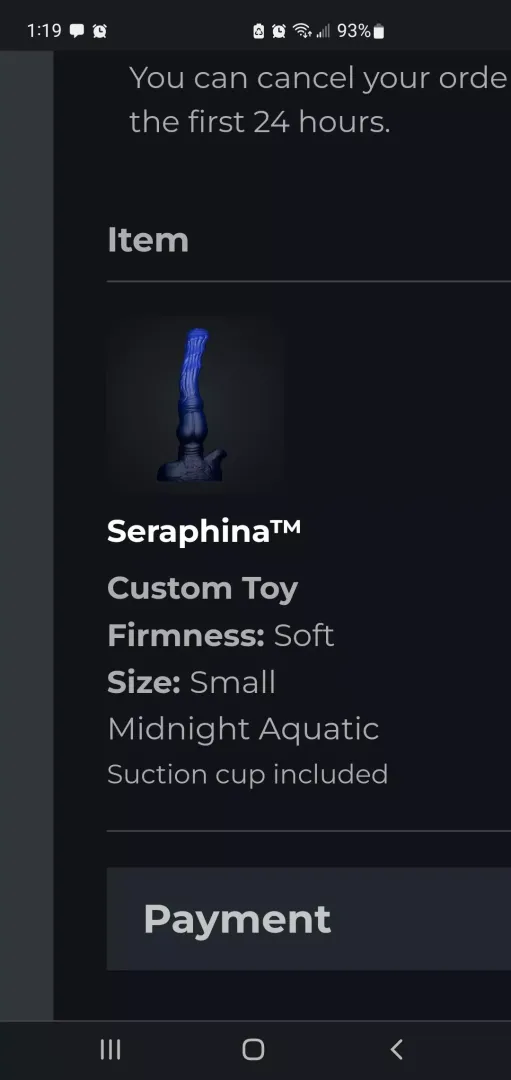 My custom Seraphina. I made in today's order