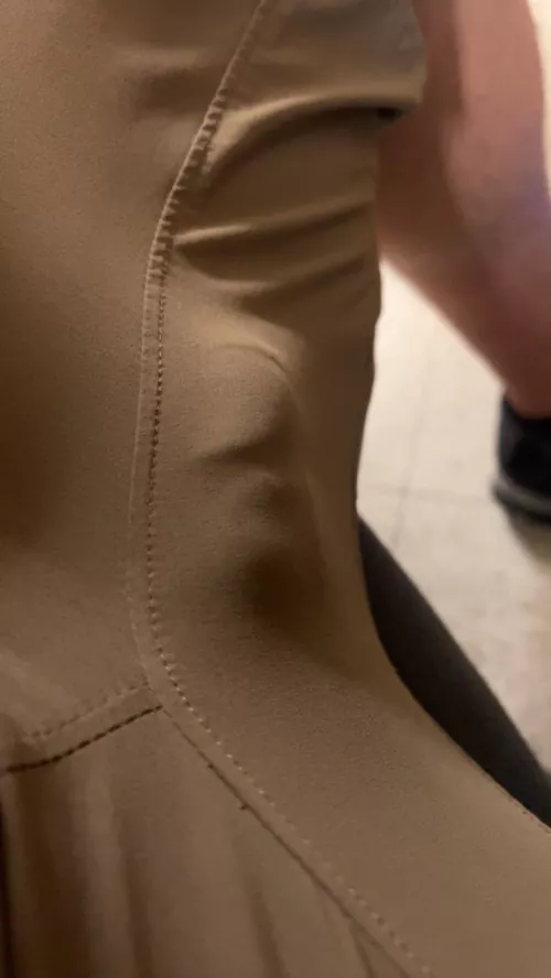 My dick outline at work.