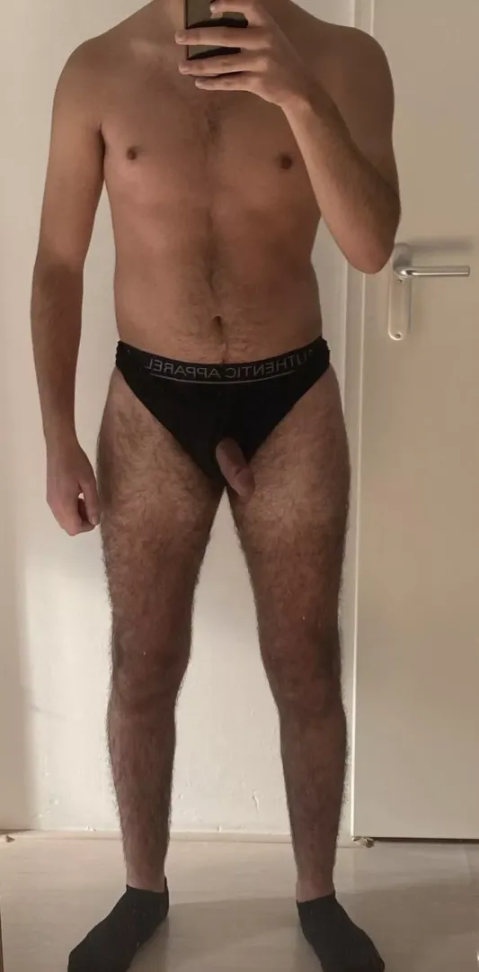 My dick popped out