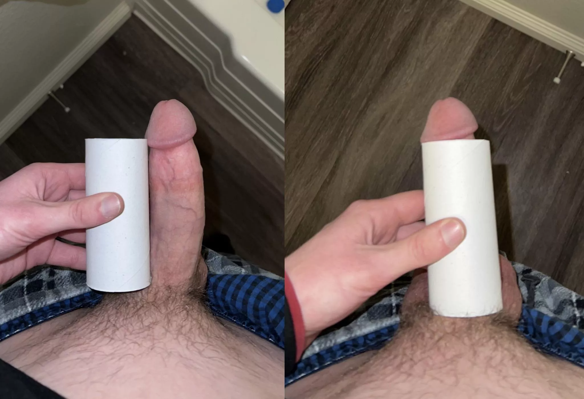 My dick with the classic TP comparison