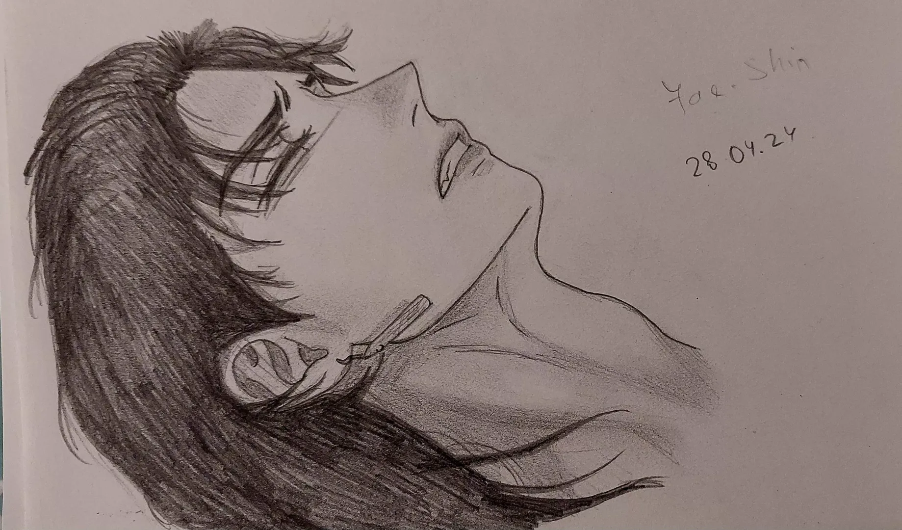 My drawing of Jae-shin from the Ghost's Nocturne
