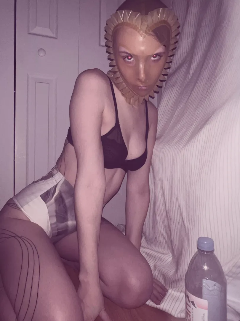 my evian water bottle cosplay, how’d i do?