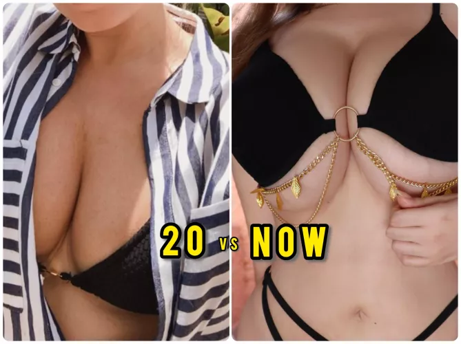 My evolution in a bikini: 