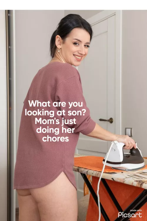 My face is up here