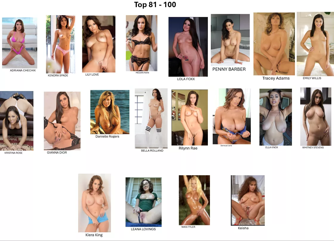 My favorite pornstars 81-100 (starts with 81).