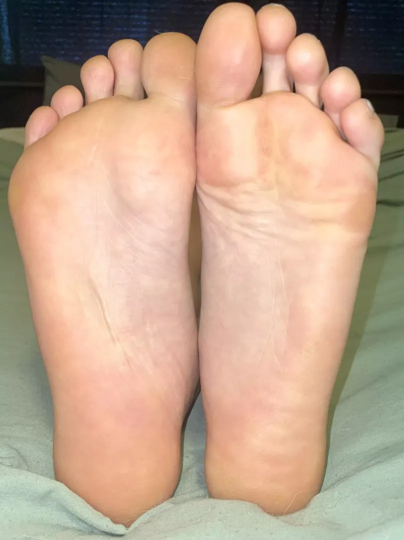 my feet need a good massage after today