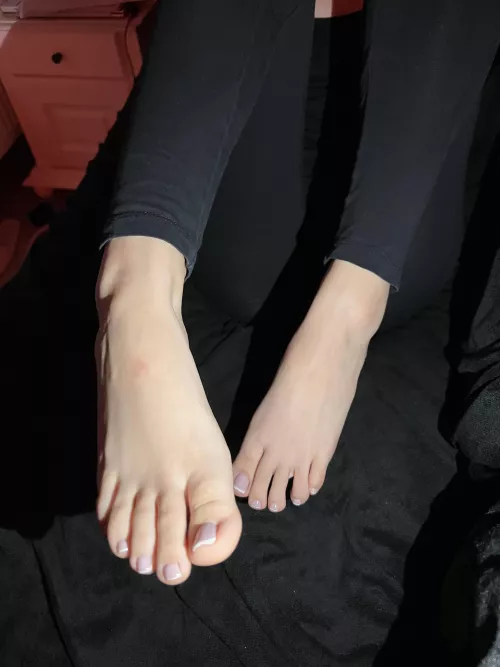 My french pedicure