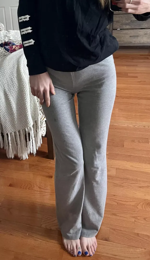 My gap with my knees together